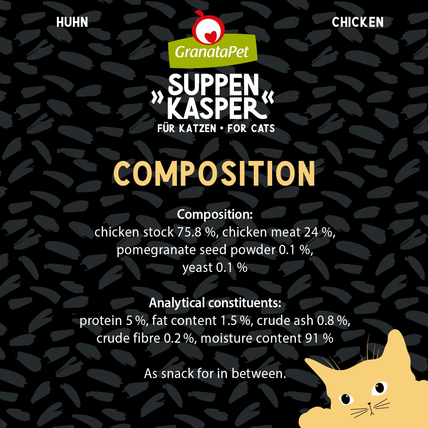 GranataPet SuppenKasper - Chicken Pur 70g Cans