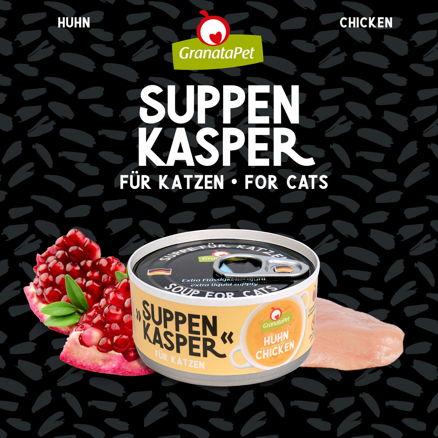 GranataPet SuppenKasper - Chicken Pur 70g Cans