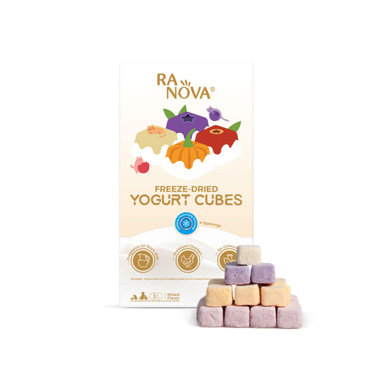 RANOVA Pet Treat Freeze Dried Yogurt Cubes (mix flavour) 40 pieces