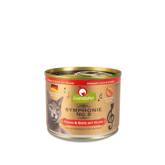 GranataPet Symphonie - No. 8 Pheasant & Duck with Chicken Cat Wet Food